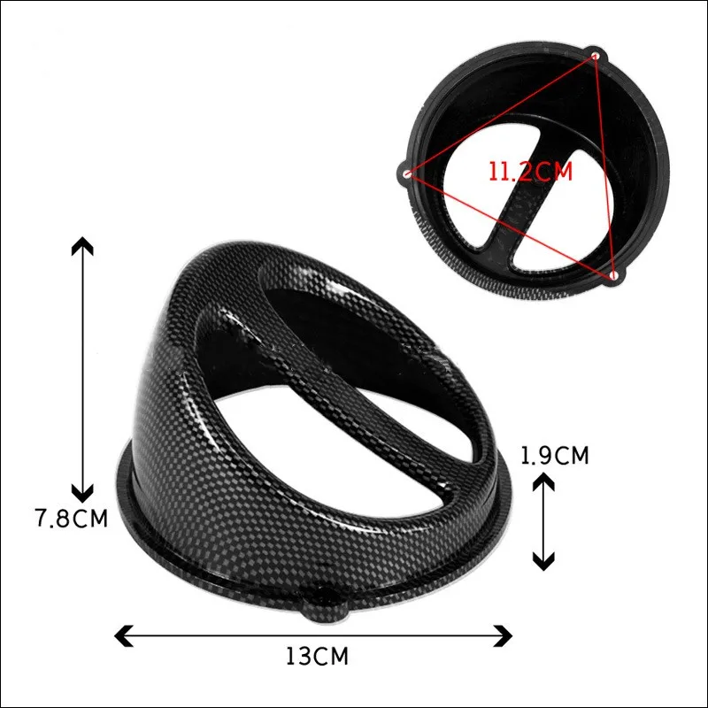 1 Pc Motorcycle Scooter Fan Cover Air-Scoop Cap Air Engine Cooling System Mid-Frame Air Deflectors for JOG50 90 DIO ZX GY6 Motorcycle Cooling Fan