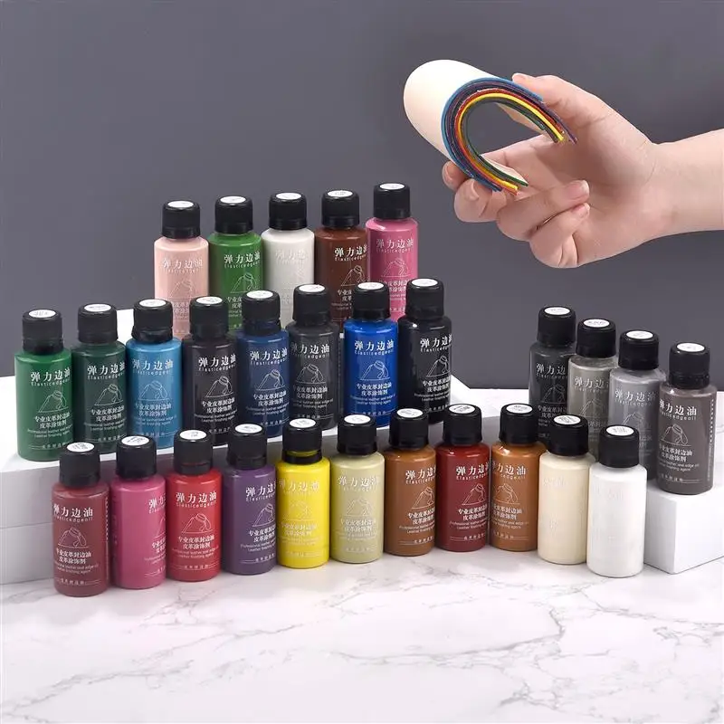 30ml Leather Elastic Repair Edge Oil Leather Carving Matte Without Irritating Smell Edge Belt Repair Wrap Liquid