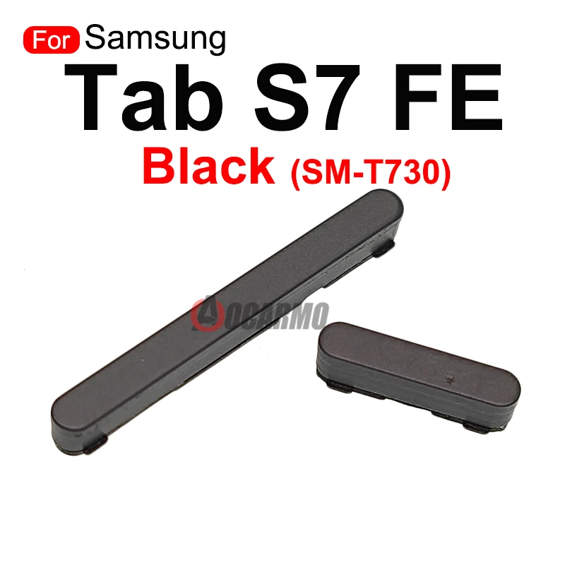 삼성 갤럭시 탭 A2 T590 T595 / 탭 S7FE SM-T730 T735 교체 부품용 사이드 키 버튼 키 1세트