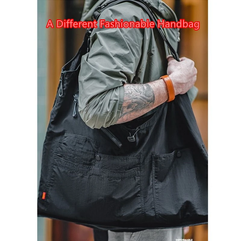 Cooling Vest Fisherman Vest Loose Fashionable Pocket Vest Fishing Jacket Men's Outdoor Fapanese Workwear Functional American Vest Suspender Summer