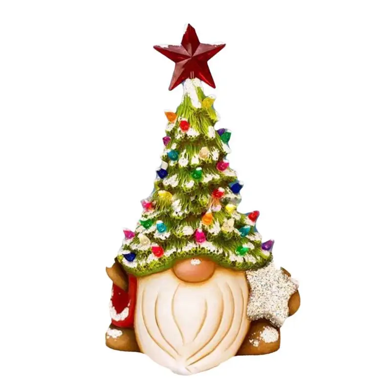 

Рождественская елка из смолы Gnomes Рождественская Смола украшения в виде гномов Рождественская Смола Gnomes праздничный подарок для праздника Вечерние