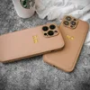 Luxury Personalised Case For iPhone 16 15 14 13 12 11 Pro Max Customized Name initials Letter Leather Cover 7 8 plus XR XS max 2