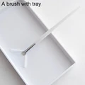 A with tray