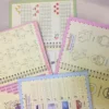 4 Books Reusable 3D Groove Magic Calligraphy Learning English Painting Practice Copybook For Calligraphy Writing For Kids Libros 4