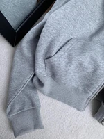 S-XL Cotton 100% Plaid Stripe Hoodie Zipper Cardigan Sweatshirt Autumn Winter New Style Loose Long Sleeve Casual Streetwear Y2k - Image 5
