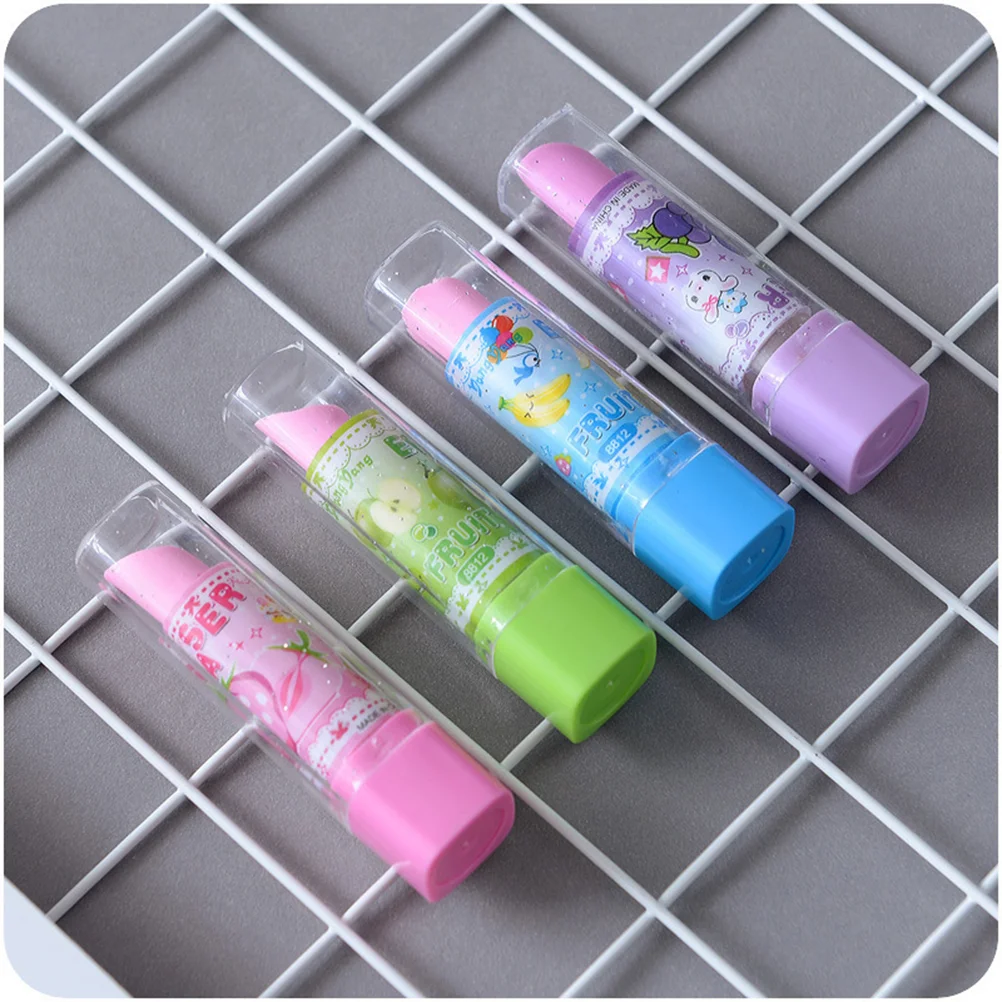 

Goodie Bags Favors Carnival Prizes Kids Lovely Pencil Erasers Lipstick Eraser Cartoon Pencil Eraser Novelty Erasers Kids