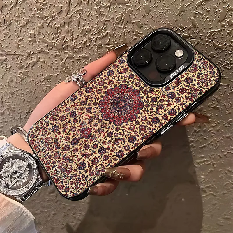 Luxurious Persian Carpet Style Anti-Fall Matte Phone Case