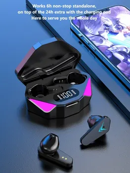 X15 TWS наушники Bluetooth беспроводные геймерские наушники 65ms с низкой задержкой наушники Fone Gamer гарнитура геймер с микрофоном Handfree