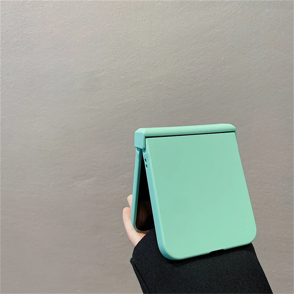 Candy Color Skin Feel Hinge Protective Phone Case Cover