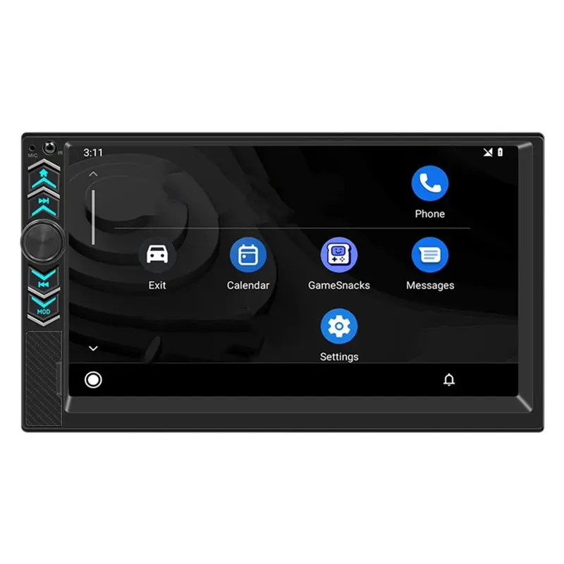 FM AUX 무선 블루투스 MP5 플레이어 7인치 2Din 네비게이션 화면 안드로이드 자동차 라디오 스테레오 오디오 Carplay-X59A