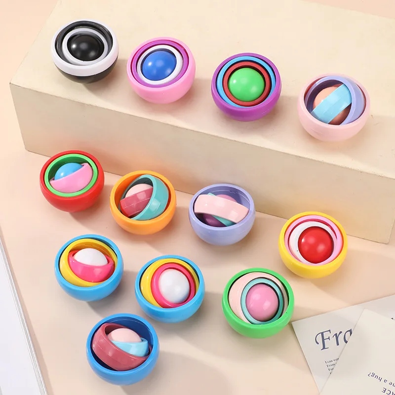 Fidget toy funny infinite flip 3D ball gyroscope for kids teens boys girls adult ADHD autism stress relieve