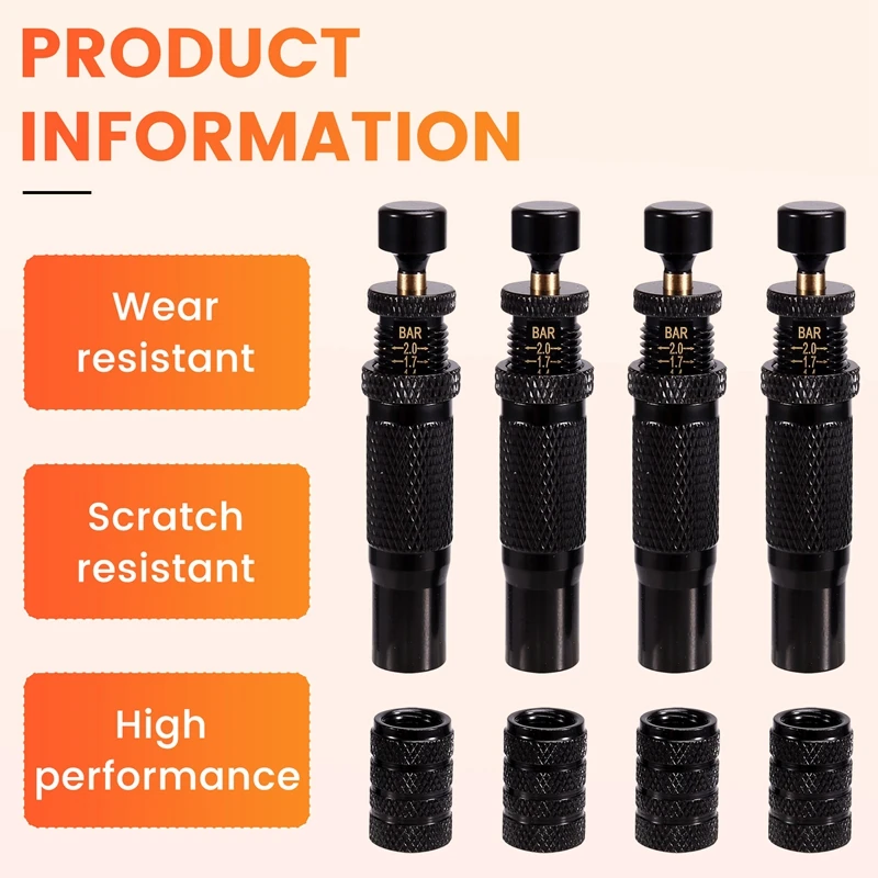 Automatic Tire Deflator,10-30 PSI/0.7-2 BAR Adjustable Tire Deflator Kit,Air Down Deflators Offroad Accessories