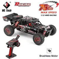 WL 124016  V8 V2 WLtoys 1/12 4WD HighSpeed Brushless Motor Off-Road Remote Control Drift Climbing RC Racing Car Adults Kids Toys 1