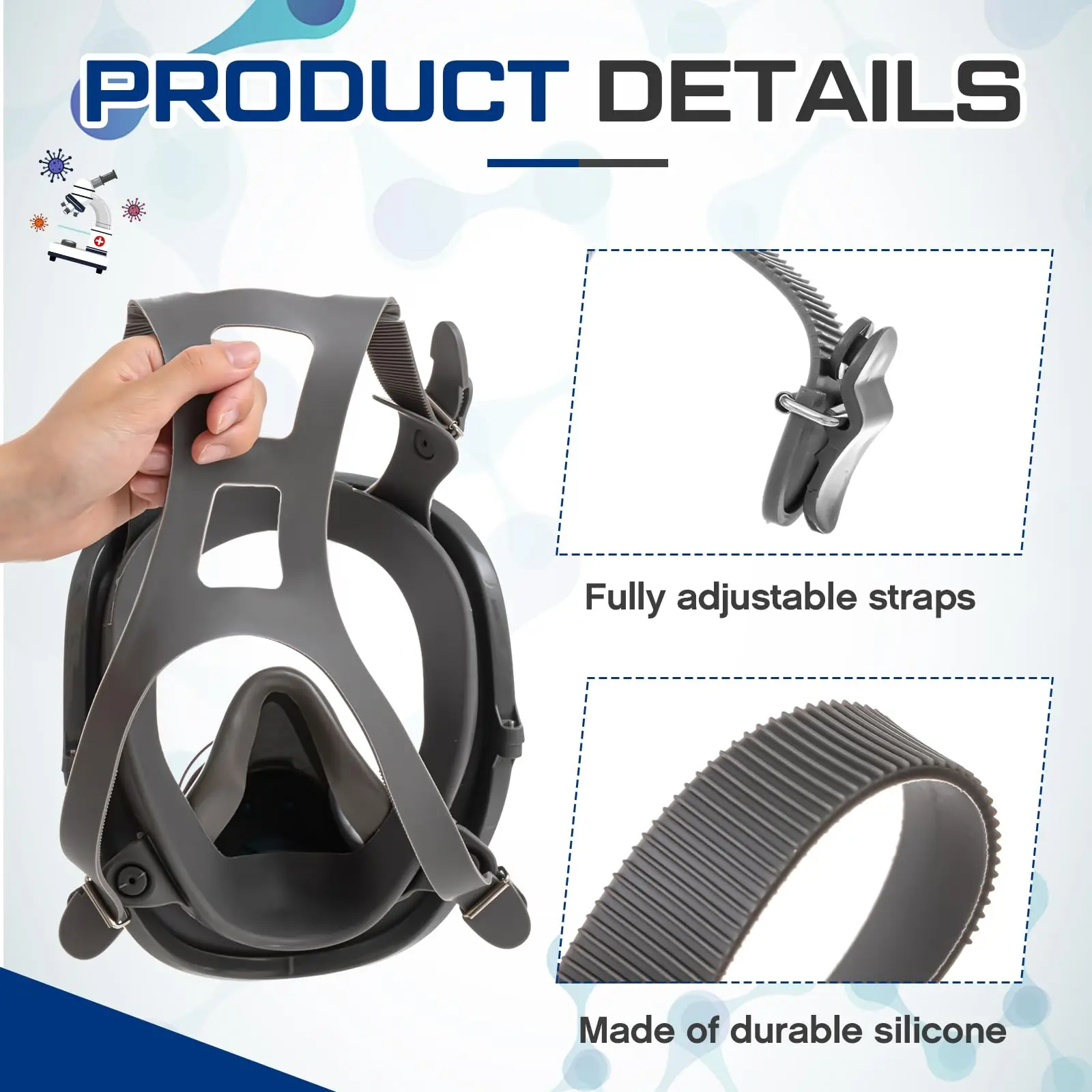 Replacement Headband for 3M 6700 6800 6900 Masks