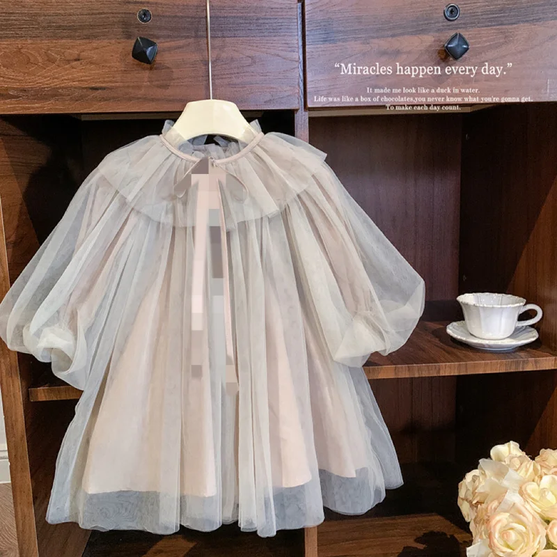 Girls' Spring and Autumn Western Style Mori Style Princess Dress girls dress,princess costume,kids clothes