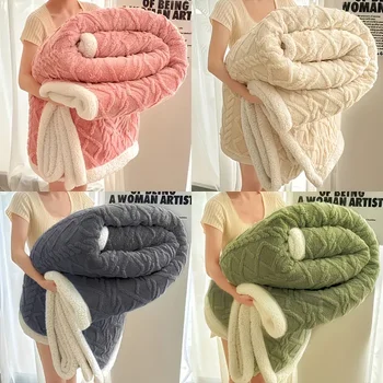 Jacquard Sherpa Weighted Blanket 1