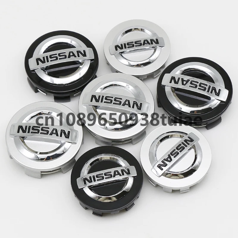 Wheel Hub Covers Wheel Hub Caps 4Pcs 54/60mm Original Car Wheel Center Hub Caps Covers Hubcap For Nissan Nismo Tiida Teana GTR 350Z 370Z 240SX Juke Note Versa