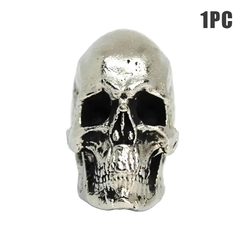 Gothic Skull Key Pendant: Metal Key Cover and Witchy Car Accessory