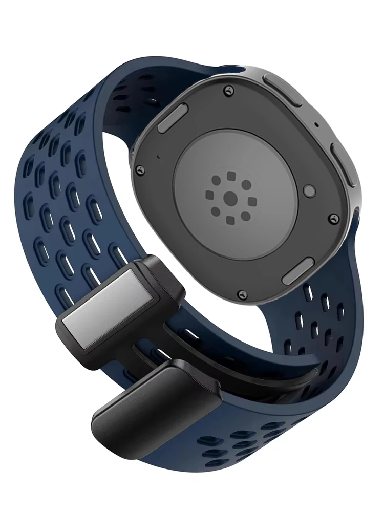 Atmungsaktives Armband für Samsung Galaxy Watch 9/8 Classic Sports, magnetisches Silikonarmband, Galaxy Watch 8 44mm 40mm Armband