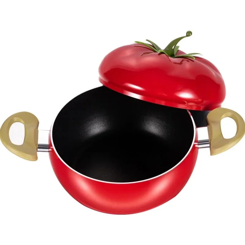 

Fruit Tomato Stockpot Frying Pan Cooking Pot Saucepan Induction Cooker Aluminum Cookware Nonstick Frying Pan Pots for Cooking