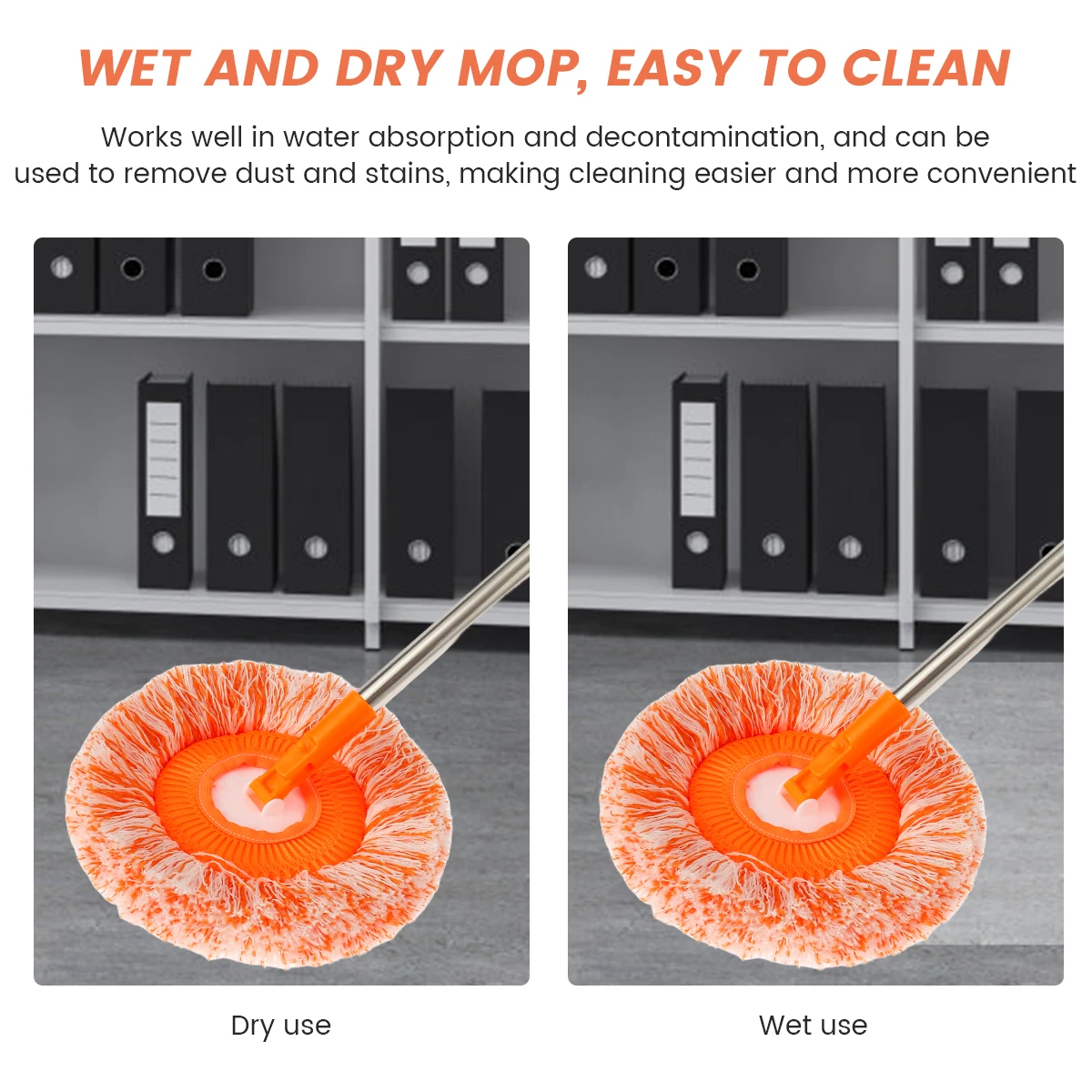 Round dust mop best sale