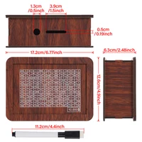 Reusable Wooden Piggy Bank for 10000 Euro Cash Coin Case Durable Money Saving Box with Clear Savings Target Money Container 2