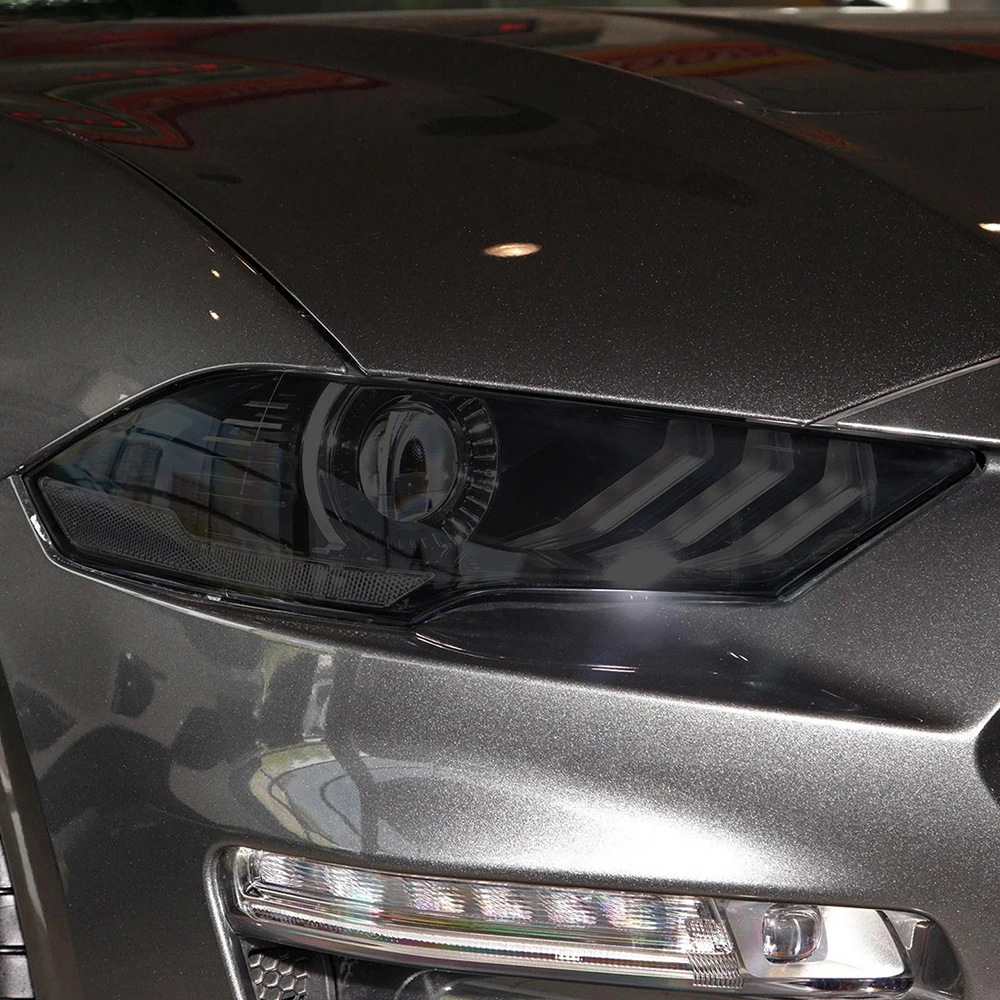 

Прозрачная Черная защитная пленка для автомобильных фар Ford Mustang 2015-As Shelby GT500