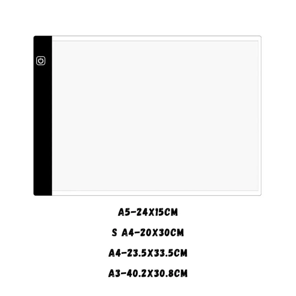 A3/A4/A5 전자 드로잉 보드 USB 광전달 스케치 복사 드로잉 보드 눈 보호 3단계 디밍