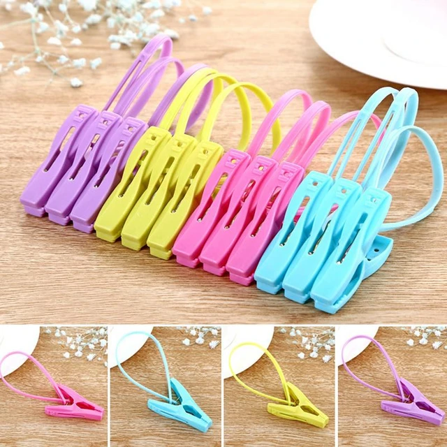 1-12PCS Sock Clips For Laundry Portable Strong Clothes Pins Multifunctional  Clip For Washing Socks Socks Hanger Drying Rack - AliExpress