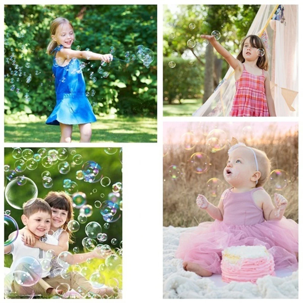 3Pcs/Set Family Giant  Outdoor Fun For  Magic Big Bubble Bubble Blow Maker Bubble Wand Tool Bubble Blower