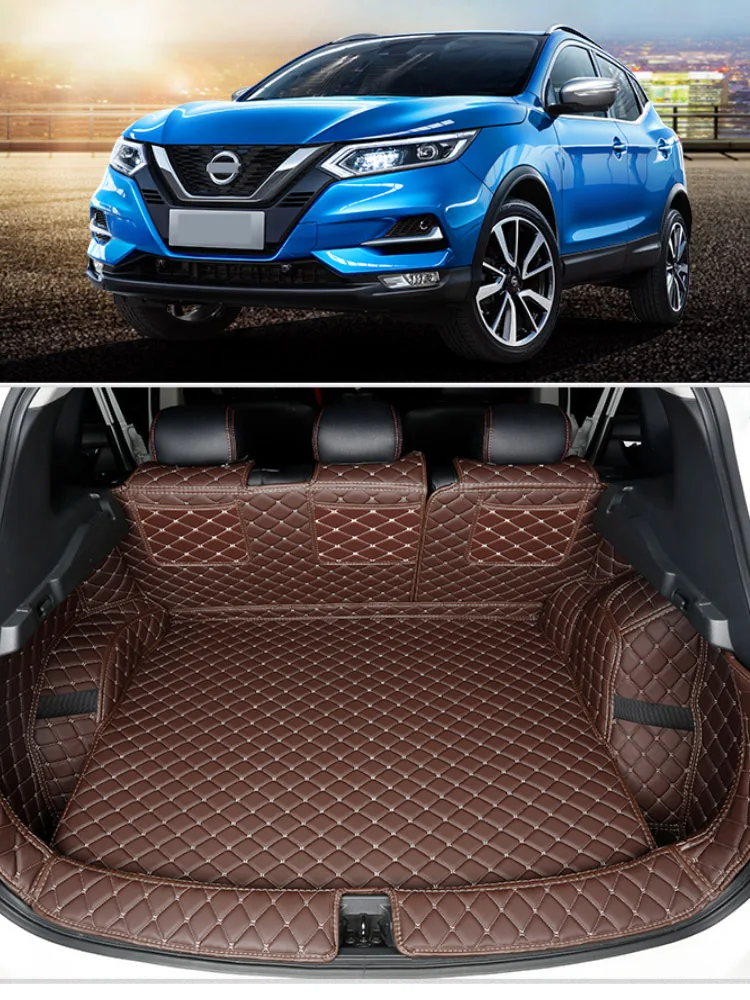 For Nissan Qashqai J11 2021 2020 Car All Inclusive Rear Trunk Mat Cargo