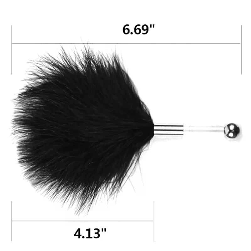 Beautiful taste flirting feathers colorful fancy Gift Tickler Flirt Toy Couple