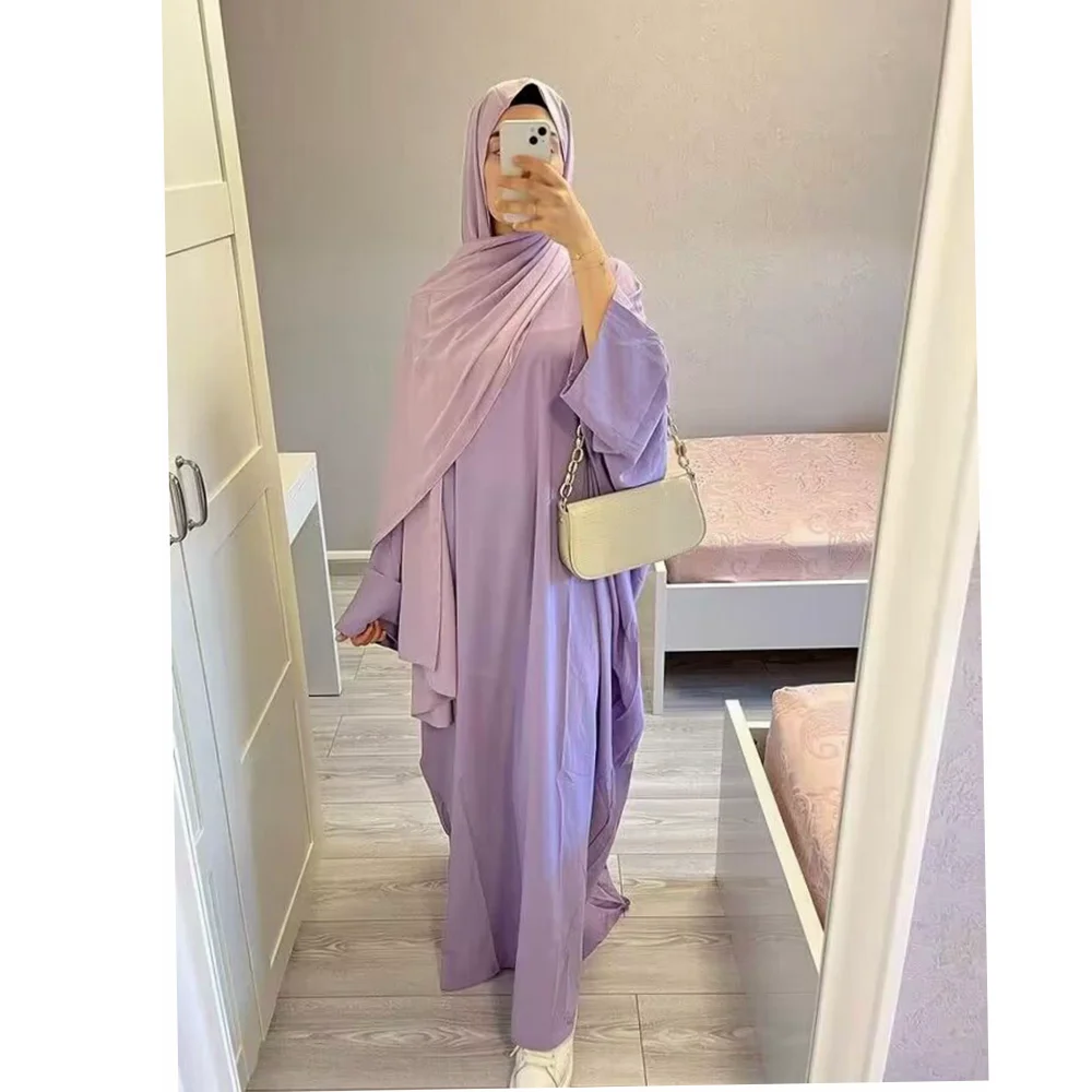 

Abaya Muslim Woman Clothing Maxi Dresses Loose Dubai Turkish Modest Outfits Casual Islam Ramadan Eid Kaftan free shipping