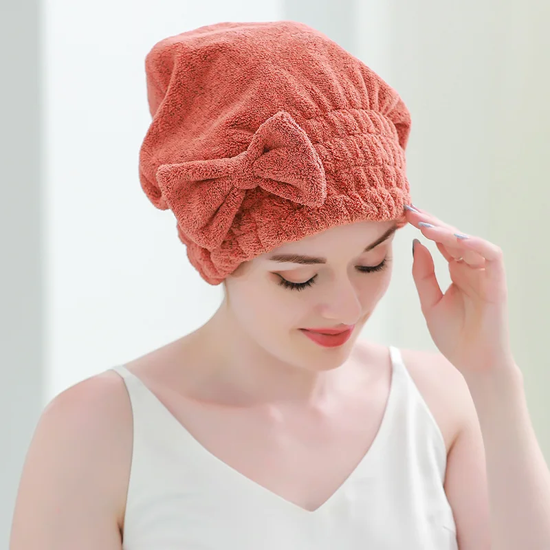 Serviette de Cheveux en Bambou pour Femme, Turban de Douche en Microcarence avec Nministรฉriels d Papillon, Absorbant, vaccage Rapide, Anti Frisottis