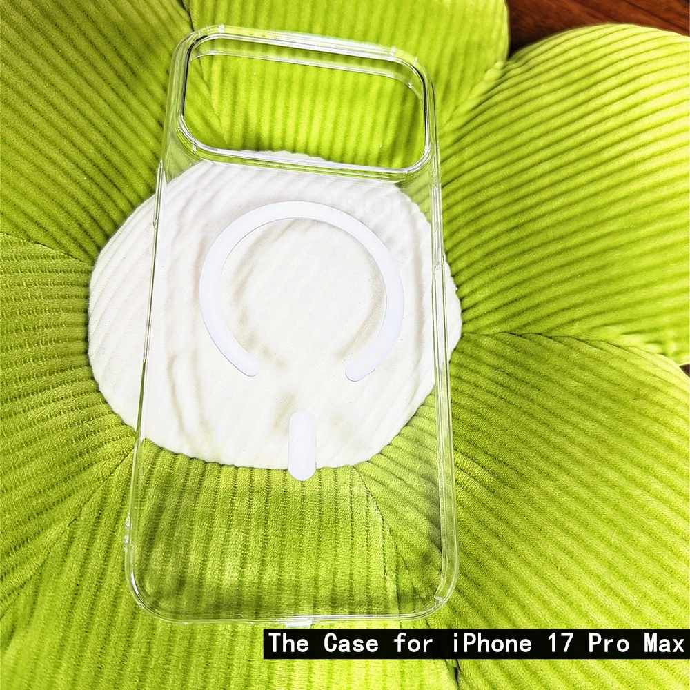 Ultra-Durable Clear Shockproof Phone Case - Slim, Hard Magnetic Protection