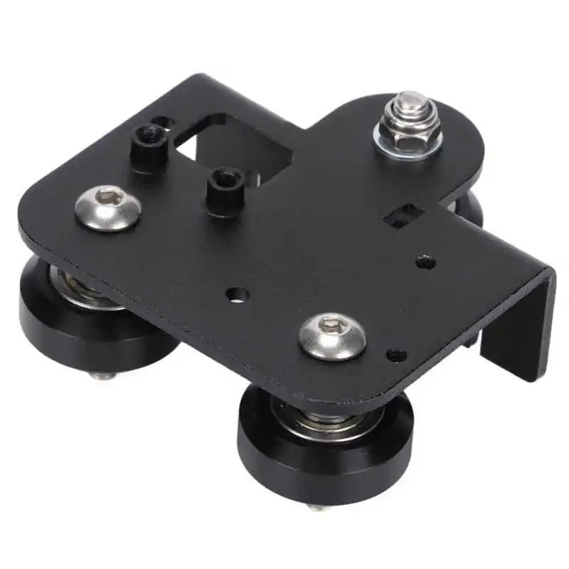 3D Printer Back Support Plate Black Metal With Pulley for Ender3 V2 3d printer build plate