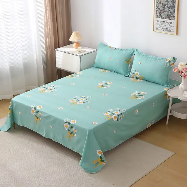 ‌ Ensemble de draps bohème – 400TC en coton de style méditerranéen avec colorant résistant à la décoloration pour les essentiels du dortoir 5