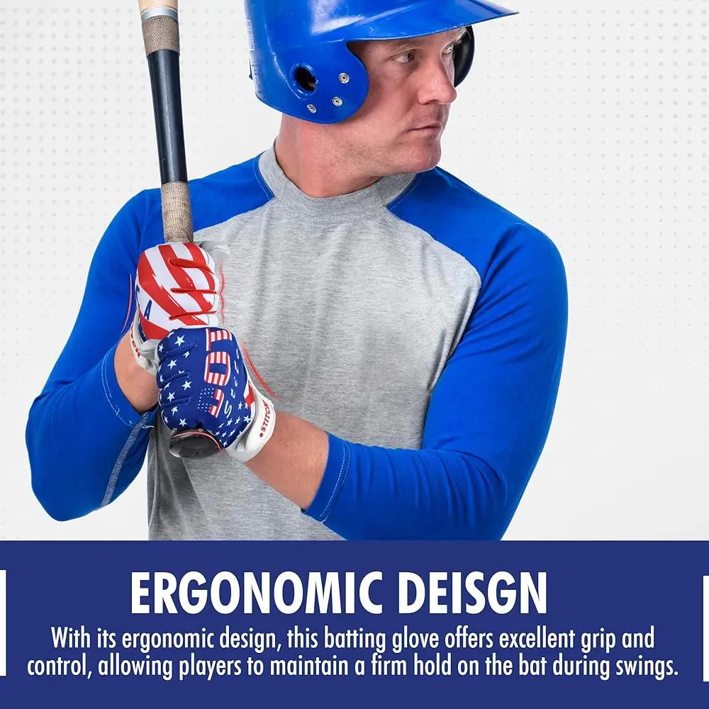 USA Flag Batting Gloves 6