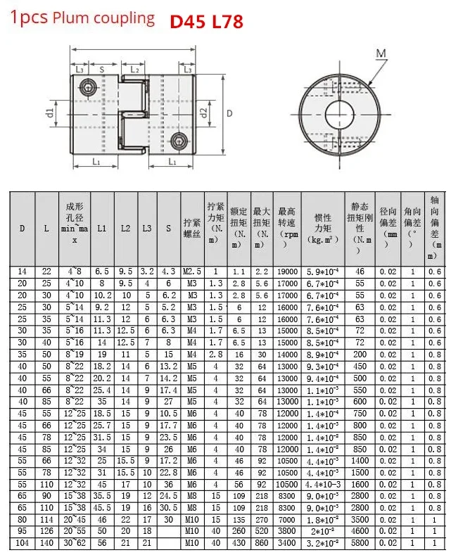 CNC-Motor-Klauenwellenkupplung Flexible Spinnenkupplung D30 L35 5/6/6,35/7/8/10/11/12/14/15/16mm Elastische Kupplung – Detail 26