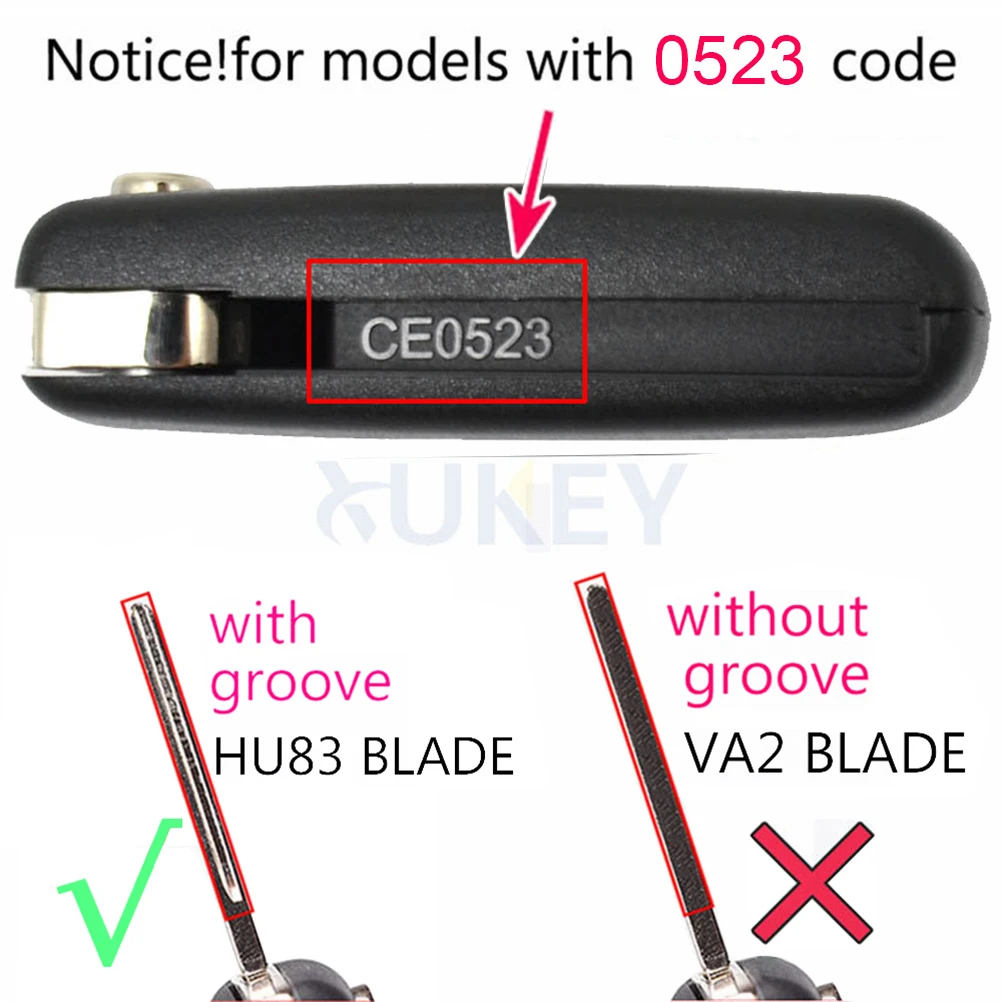 Modified Flip Folding Remote Key Case Fob Shell For Peugeot 207 307 308 3008 5008 Expert Partner Citroen C3 Picasso Blade CE0536 key case car key shell key cover folding car key shell fob cover