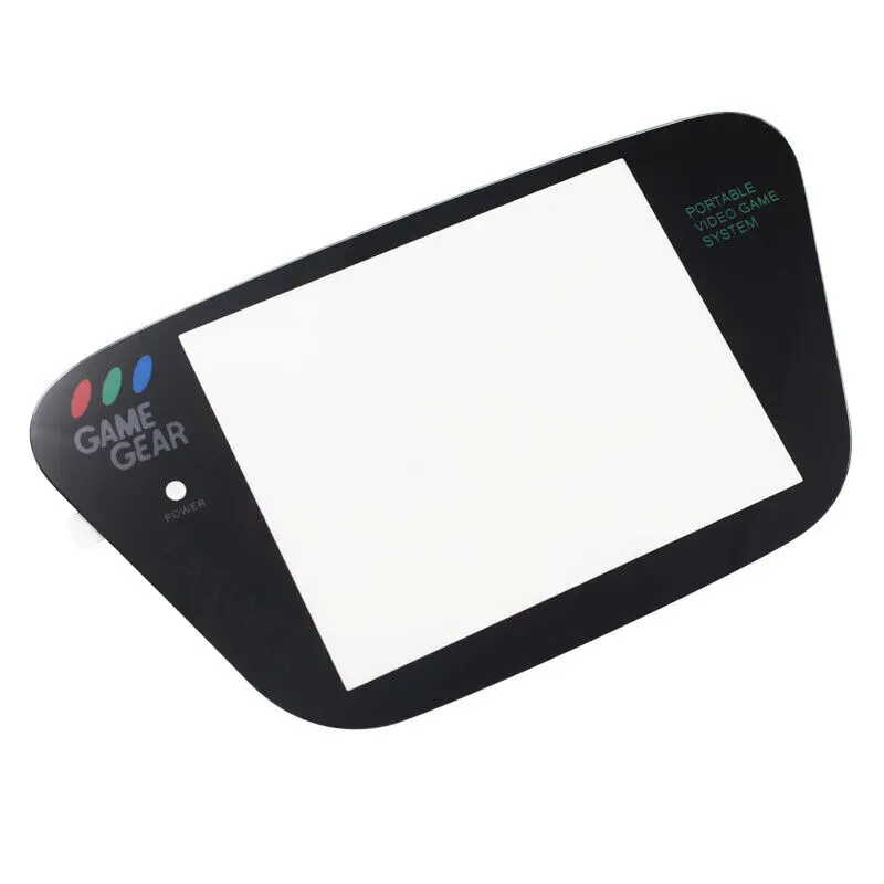 Black Replacement Protective Glass Screen Lens for Sega Game Gear