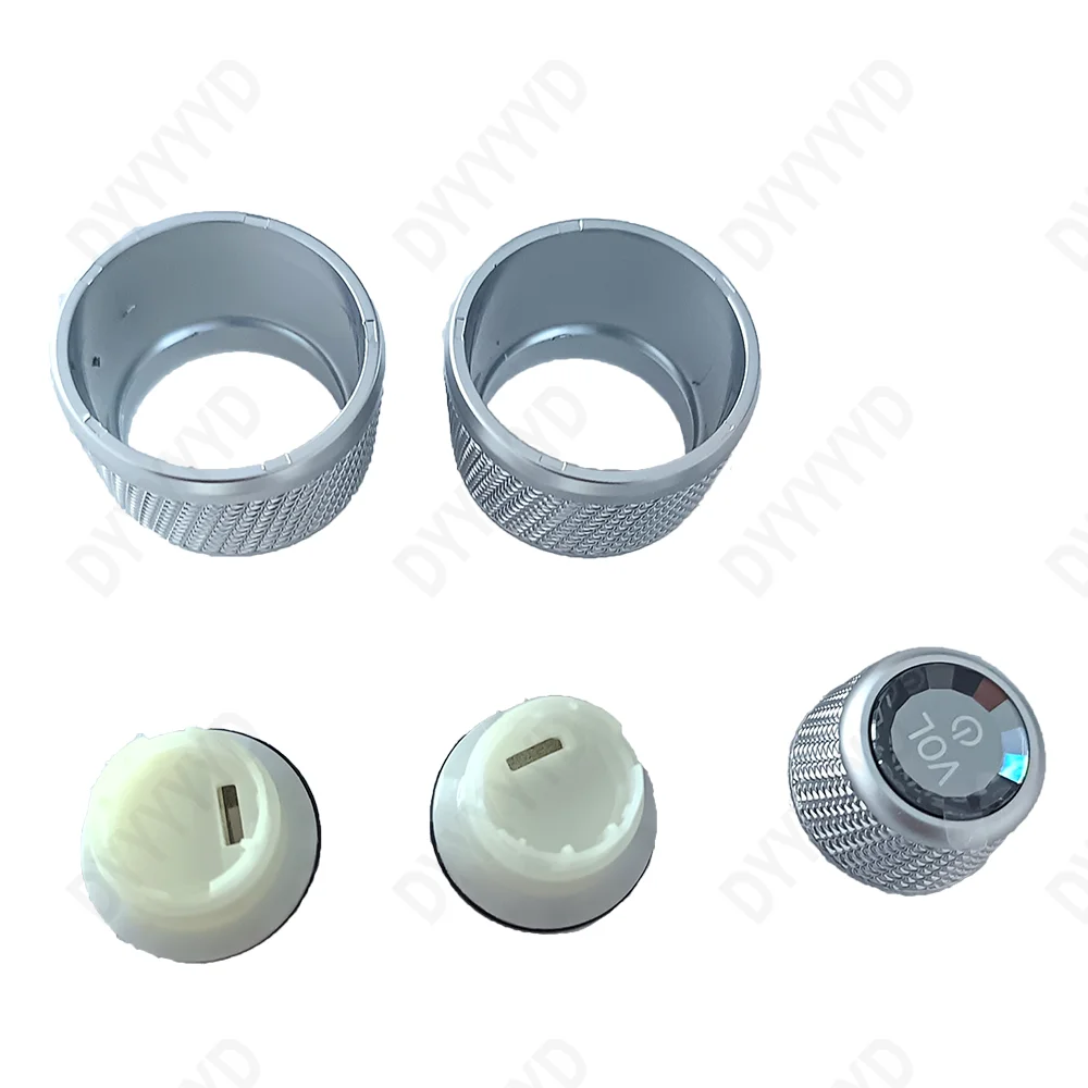For BMW F30 F10 F25 F15 F02 G30 G01 G02 3 PCS Set Car Crystal Volume Button Crys