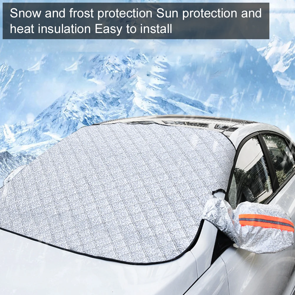 Car Windshield Snow Cover Ice Shield FrostGuard Window Shade Fits Mini  Cooper