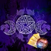 Mystery Purple February Five Star Tarot Wallpaper Magical Altar Cloth Magical Wallpaper Tarot Divination Mat 3