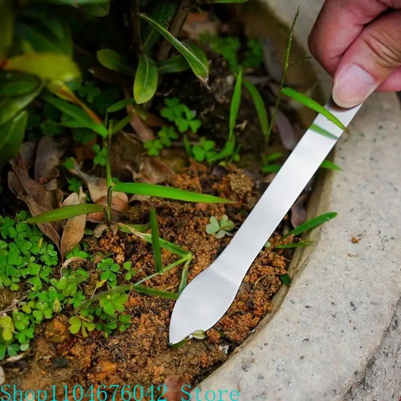 1/2Pcs Multipurpose Bonsai Rakes for Potting Soil Maintenance and Plant Grooming Stainless Steel Root Rakes Garden Tool