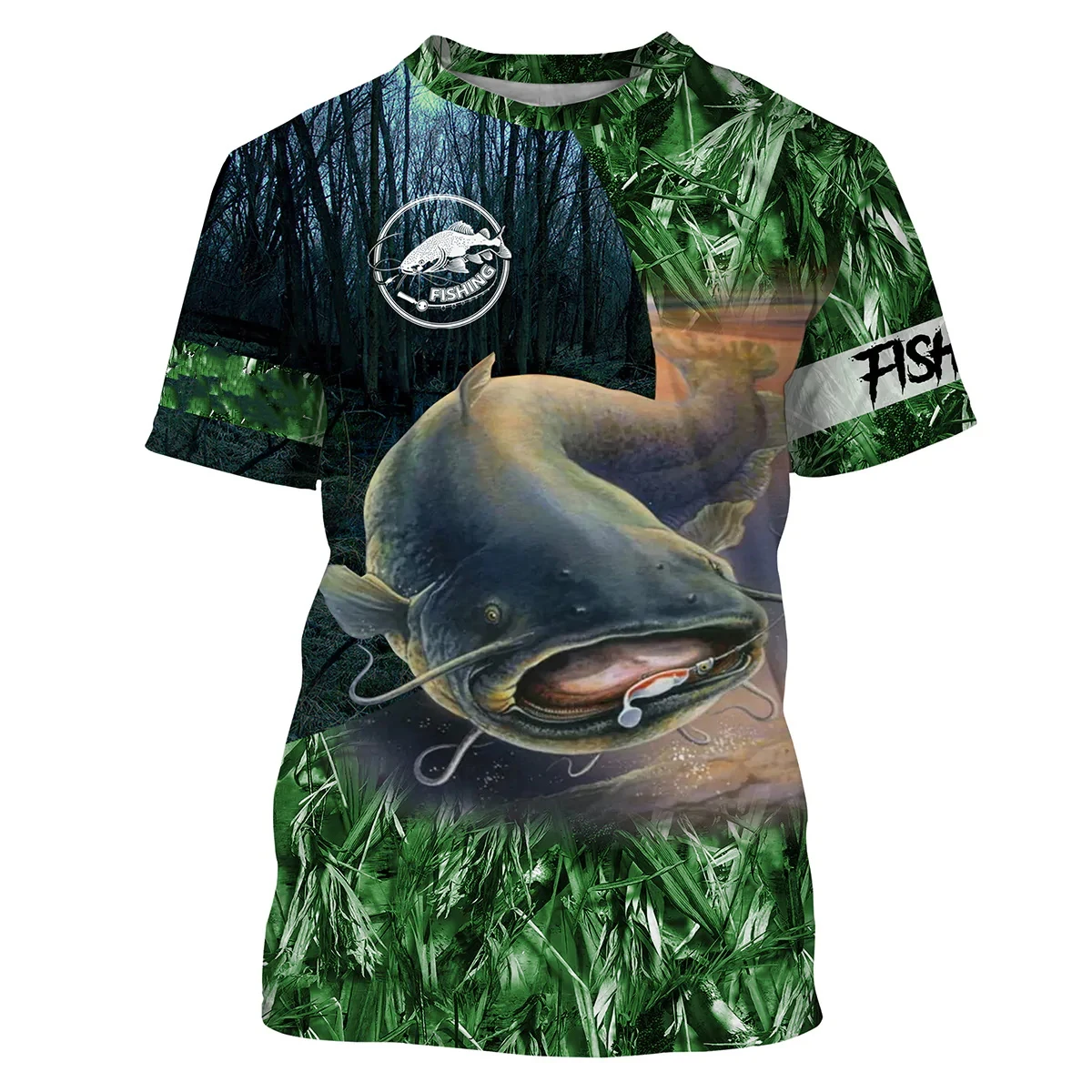 Fishing Shirts Catfish 3d - Summer Casual - AliExpress