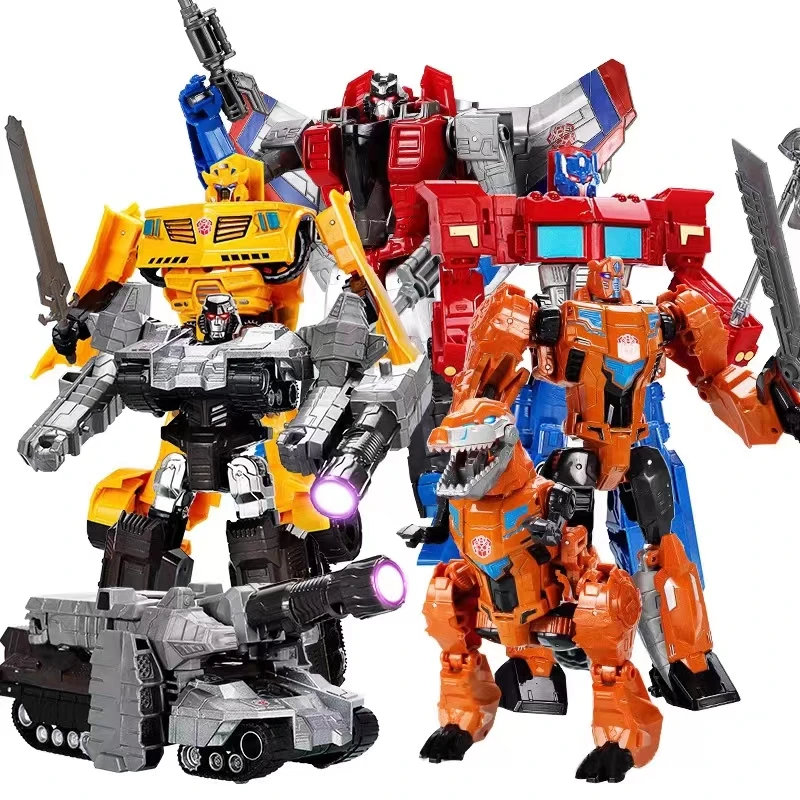 Juguetes de transformación Anime Robot coche figura de acción