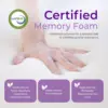 12 Inch King Cooling Gel Memory Foam Mattress Medium Firm for Cool Sleep Pressure Relieving CertiPUR-US Certified 4