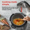 6 Quart Aluminum Ceramic Pressure Cooker Multi-Cooker with 7 Cooking Functions and Customizable Presets Dishwasher Safe Easy 5