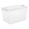Sterilite 66 Qt. Latch Box Plastic Adult, Soft Sea 2